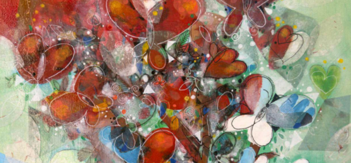 L'arbre des secrets - Original Acrylic Painting on Canvas - 23.6 x 19.7 in